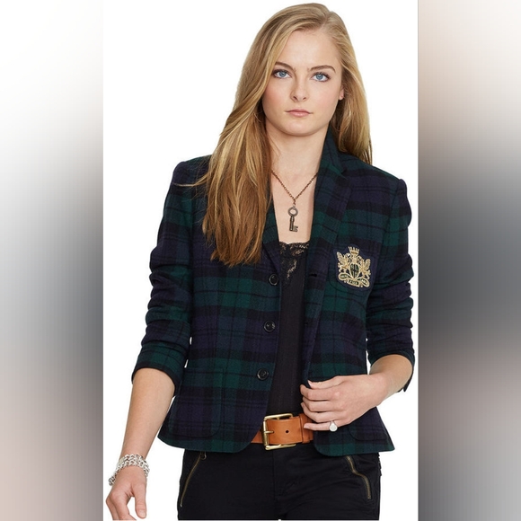 Polo Ralph Lauren plaid blazer size 6 - Picture 6 of 7
